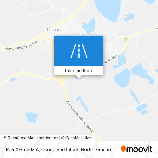 Rua Alameda A map