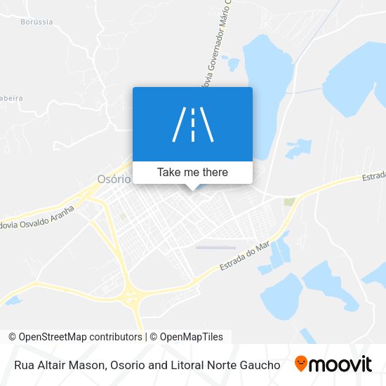 Rua Altair Mason map