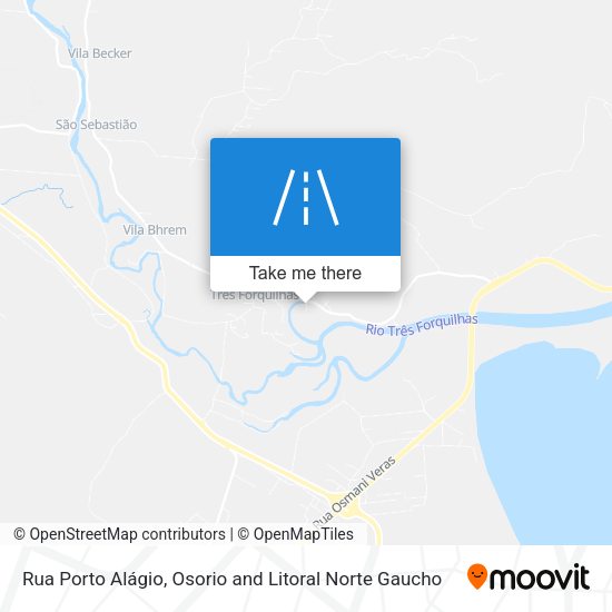 Rua Porto Alágio map