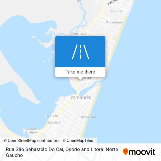 Rua São Sebastião Do Caí map