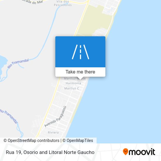 Rua 19 map