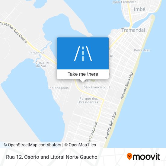 Rua 12 map