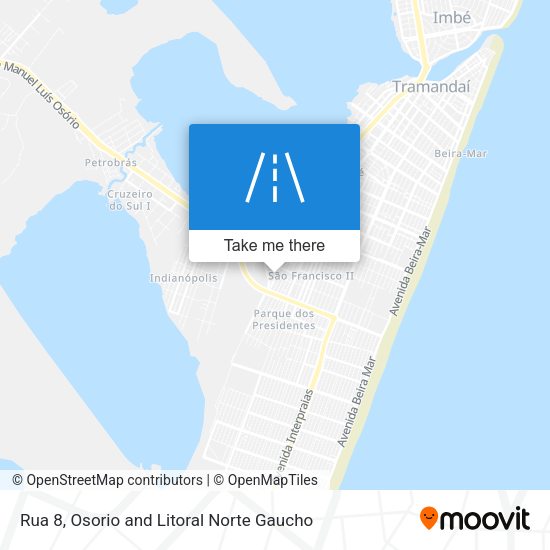 Rua 8 map