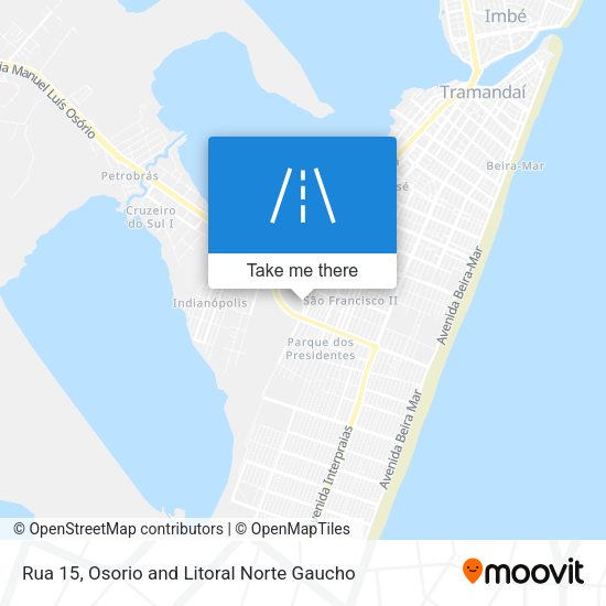 Rua 15 map