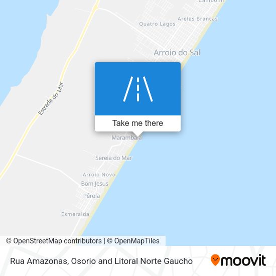 Rua Amazonas map