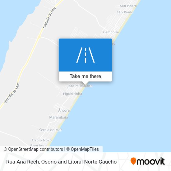 Rua Ana Rech map