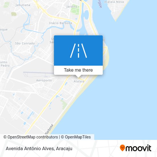 Avenida Antônio Alves map