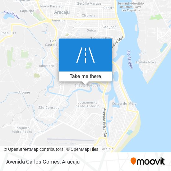 Avenida Carlos Gomes map