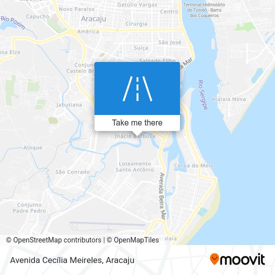 Avenida Cecília Meireles map