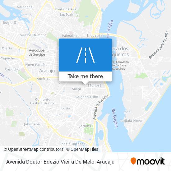 Mapa Avenida Doutor Edezio Vieira De Melo