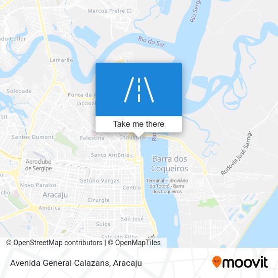 Avenida General Calazans map