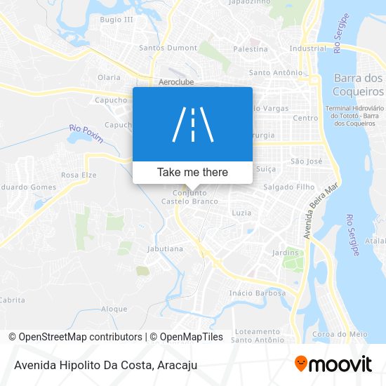 Avenida Hipolito Da Costa map