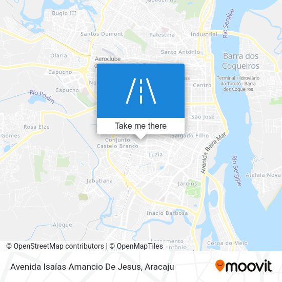 Avenida Isaías Amancio De Jesus map