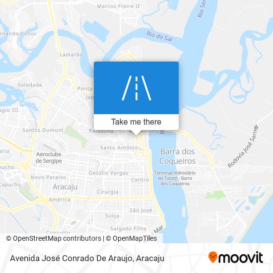 Mapa Avenida José Conrado De Araujo