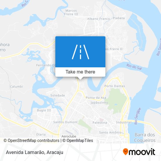 Avenida Lamarão map