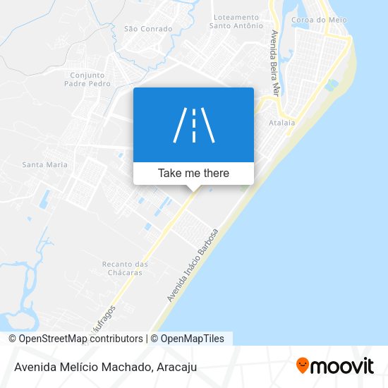 Avenida Melício Machado map