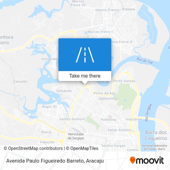 Avenida Paulo Figueiredo Barreto map