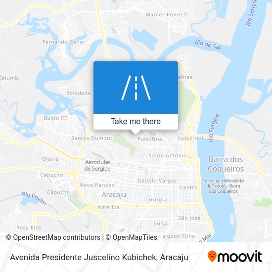 Avenida Presidente Juscelino Kubichek map