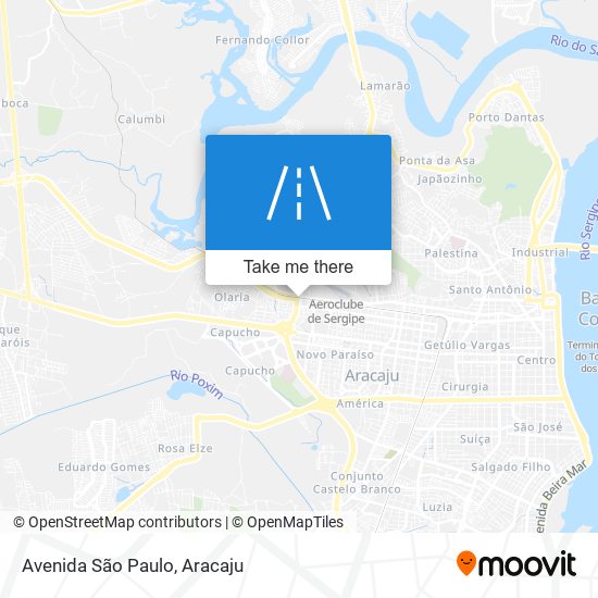 Avenida São Paulo map