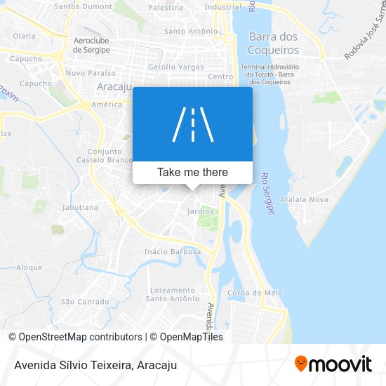 Avenida Sílvio Teixeira map