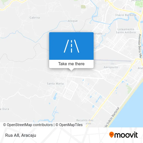 Rua A8 map