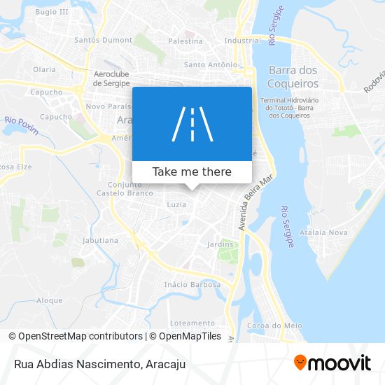 Rua Abdias Nascimento map