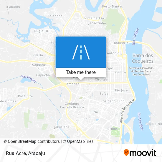Rua Acre map