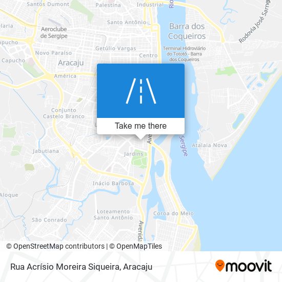 Rua Acrísio Moreira Siqueira map