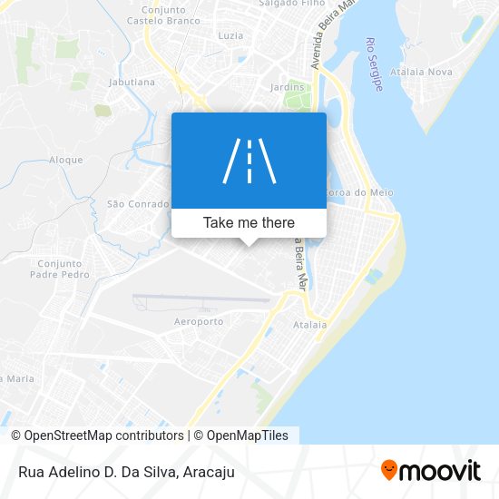 Rua Adelino D. Da Silva map