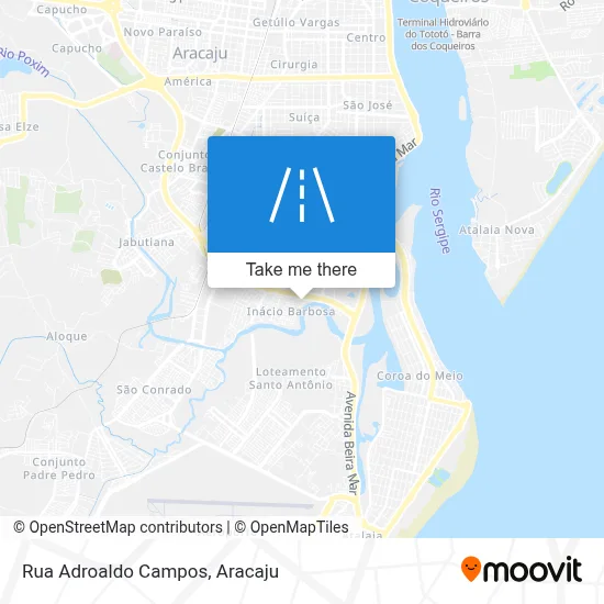 Rua Adroaldo Campos map