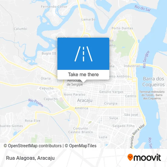 Rua Alagoas map