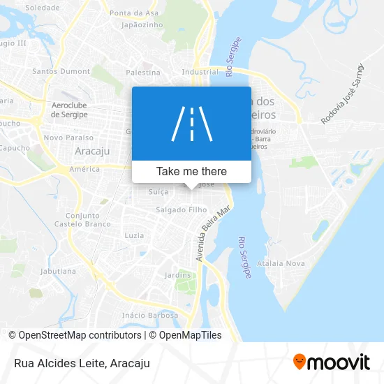 Rua Alcides Leite map