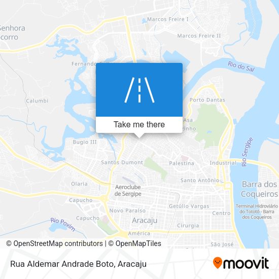 Rua Aldemar Andrade Boto map