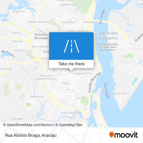 Rua Aloísio Braga map