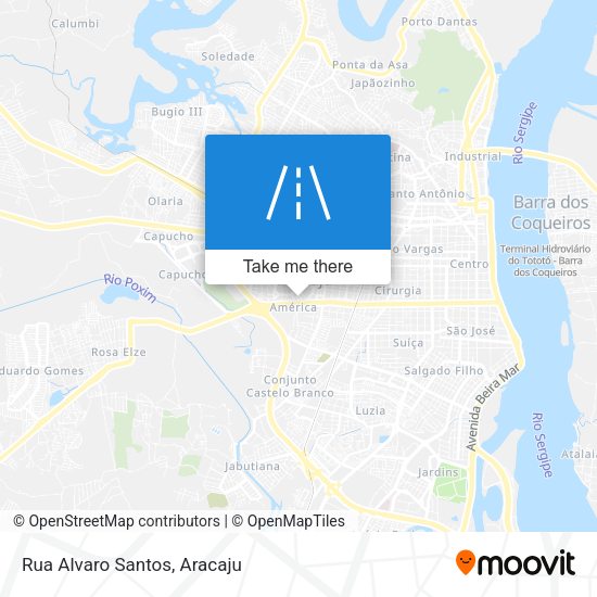 Rua Alvaro Santos map