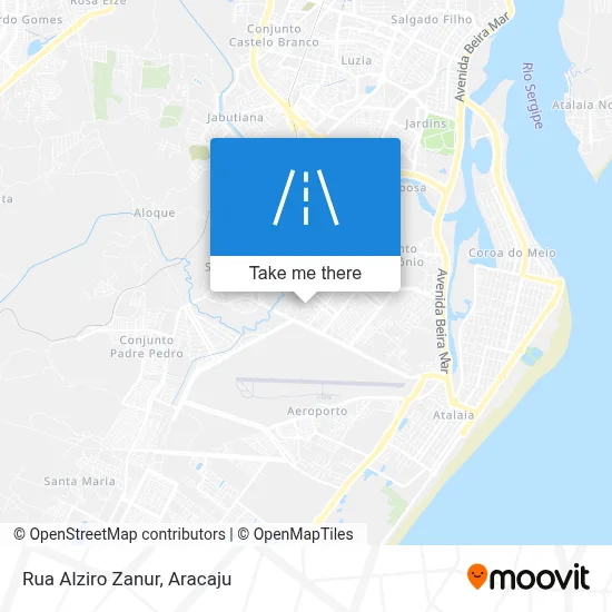 Rua Alziro Zanur map
