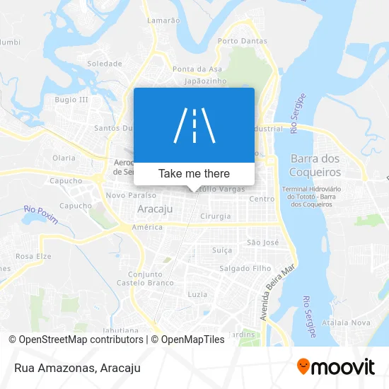 Rua Amazonas map