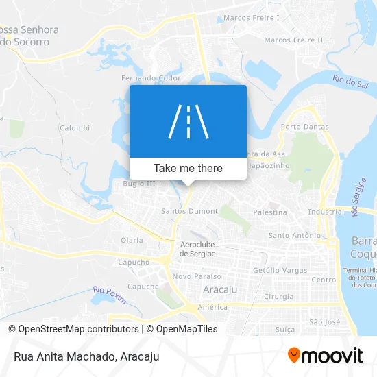Rua Anita Machado map