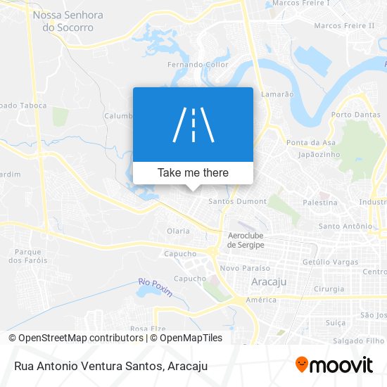 Mapa Rua Antonio Ventura Santos