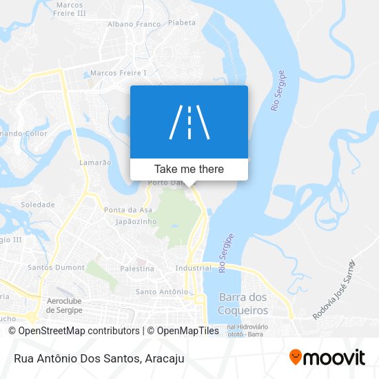 Rua Antônio Dos Santos map