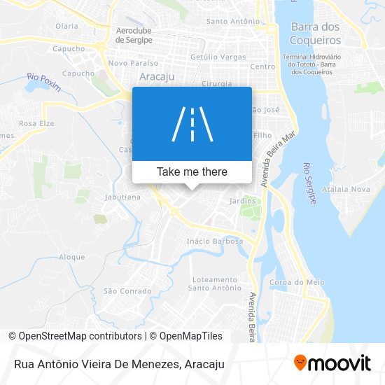 Rua Antônio Vieira De Menezes map