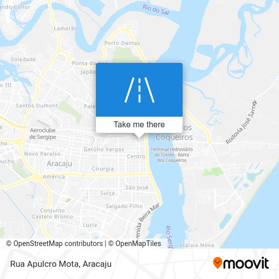 Rua Apulcro Mota map