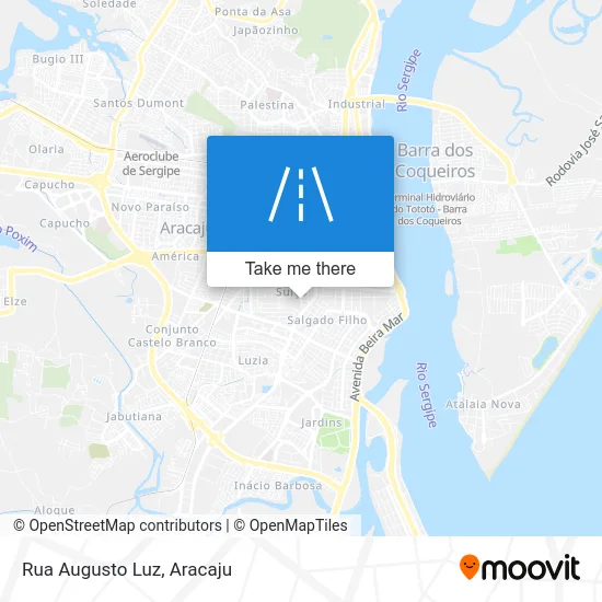 Rua Augusto Luz map