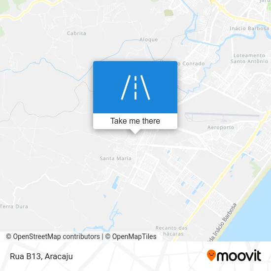 Rua B13 map