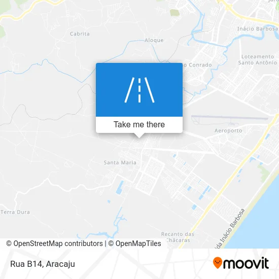 Rua B14 map