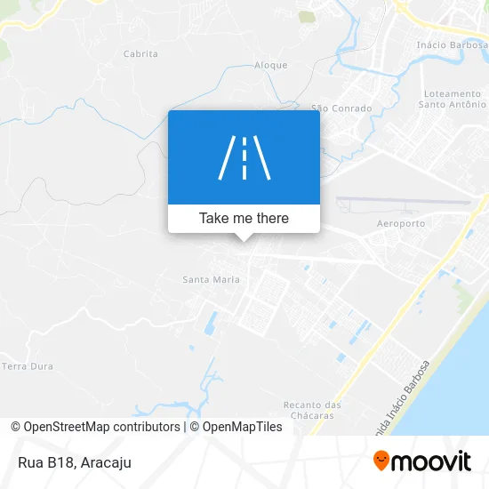 Rua B18 map