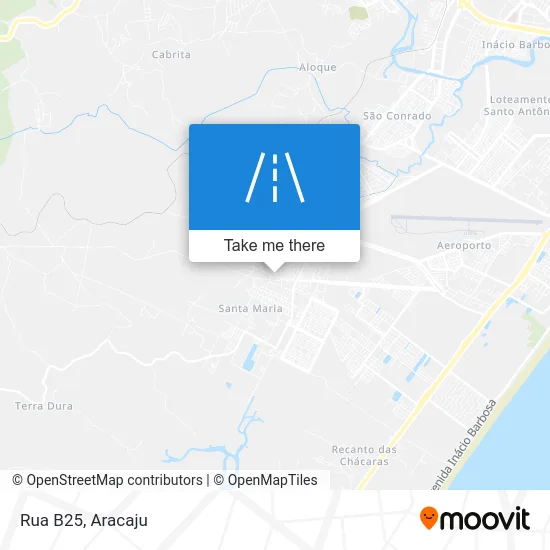 Rua B25 map