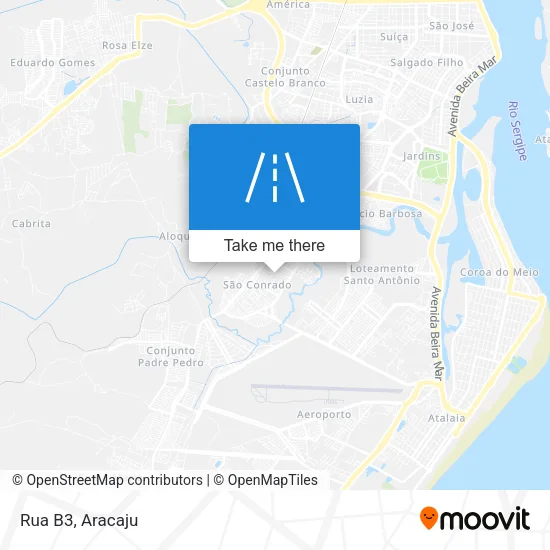 Rua B3 map