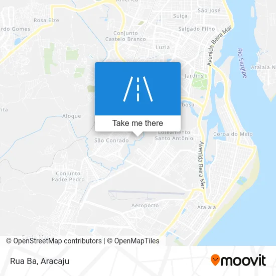 Rua Ba map