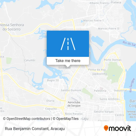 Rua Benjamin Constant map